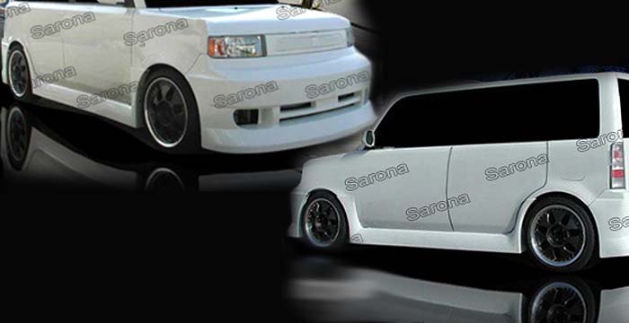 Custom Scion Xb  Sedan Side Skirts (2004 - 2007) - $350.00 (Part #SN-001-SS)